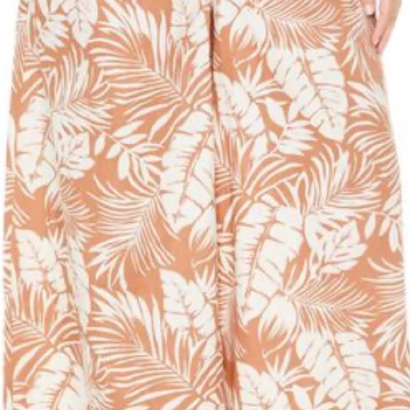 NWT Forever21 Palm Palazzo Pants - 3X - Picture 4 of 5